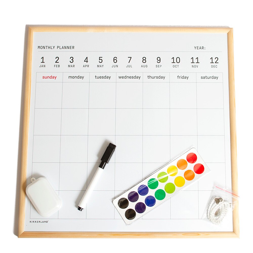 Kikkerland, White Board, Calendar